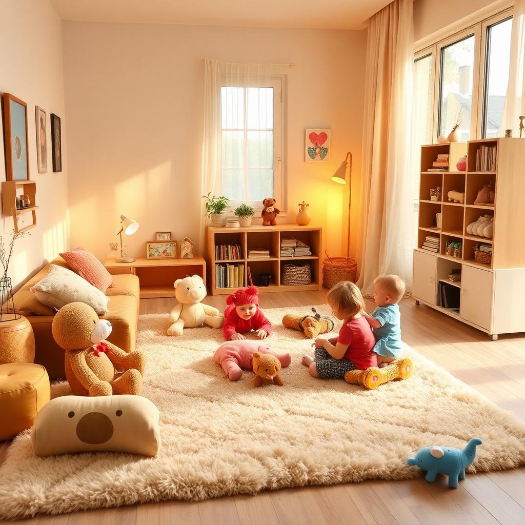 Cozy home-like play area