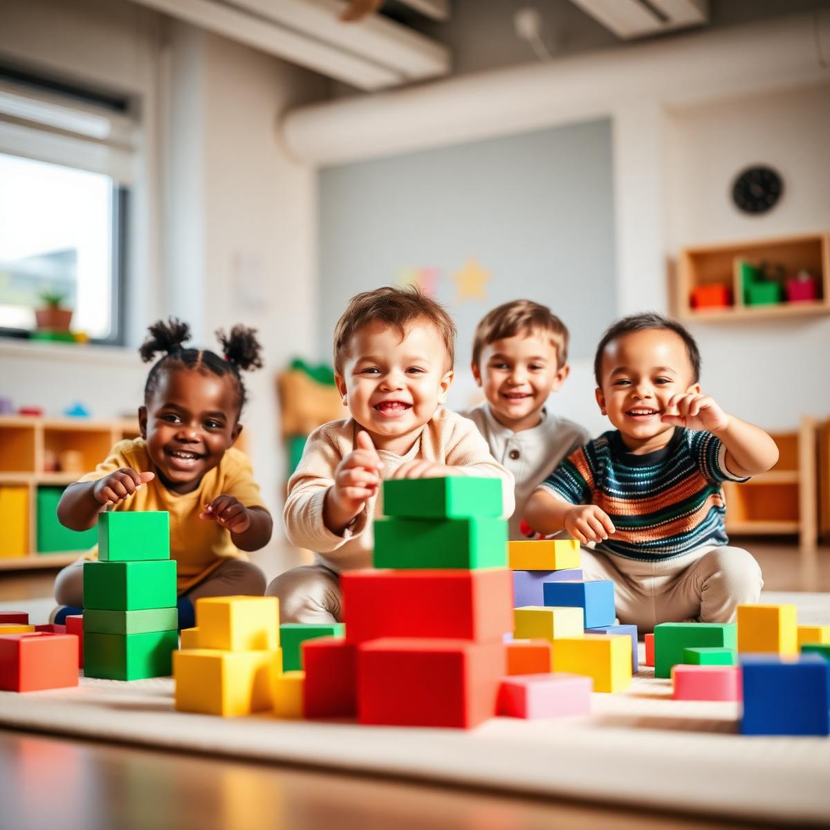 Happy children in a Little Companions classroom